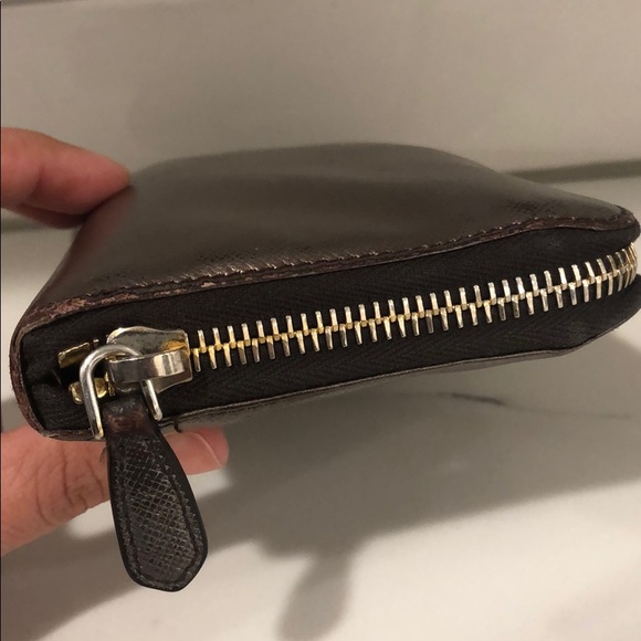 Prada Leather Zip-Around Wallet - Picture 5 of 14